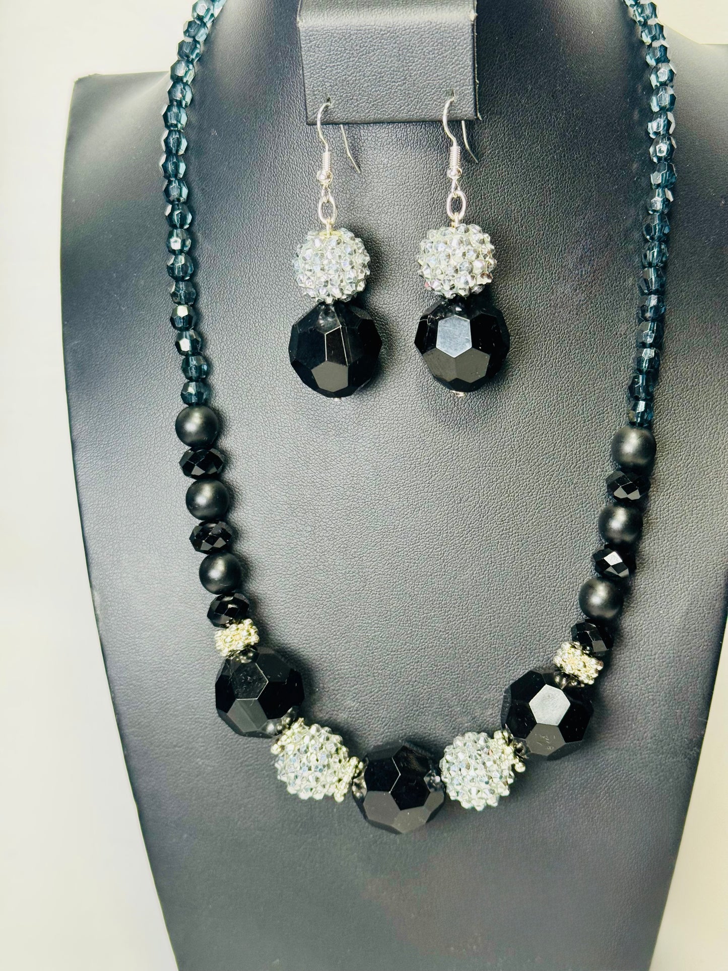 “Twilight Gleam” Necklace & Earrings Set