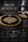 Iron Resolve™ Genuine Stone Bracelet