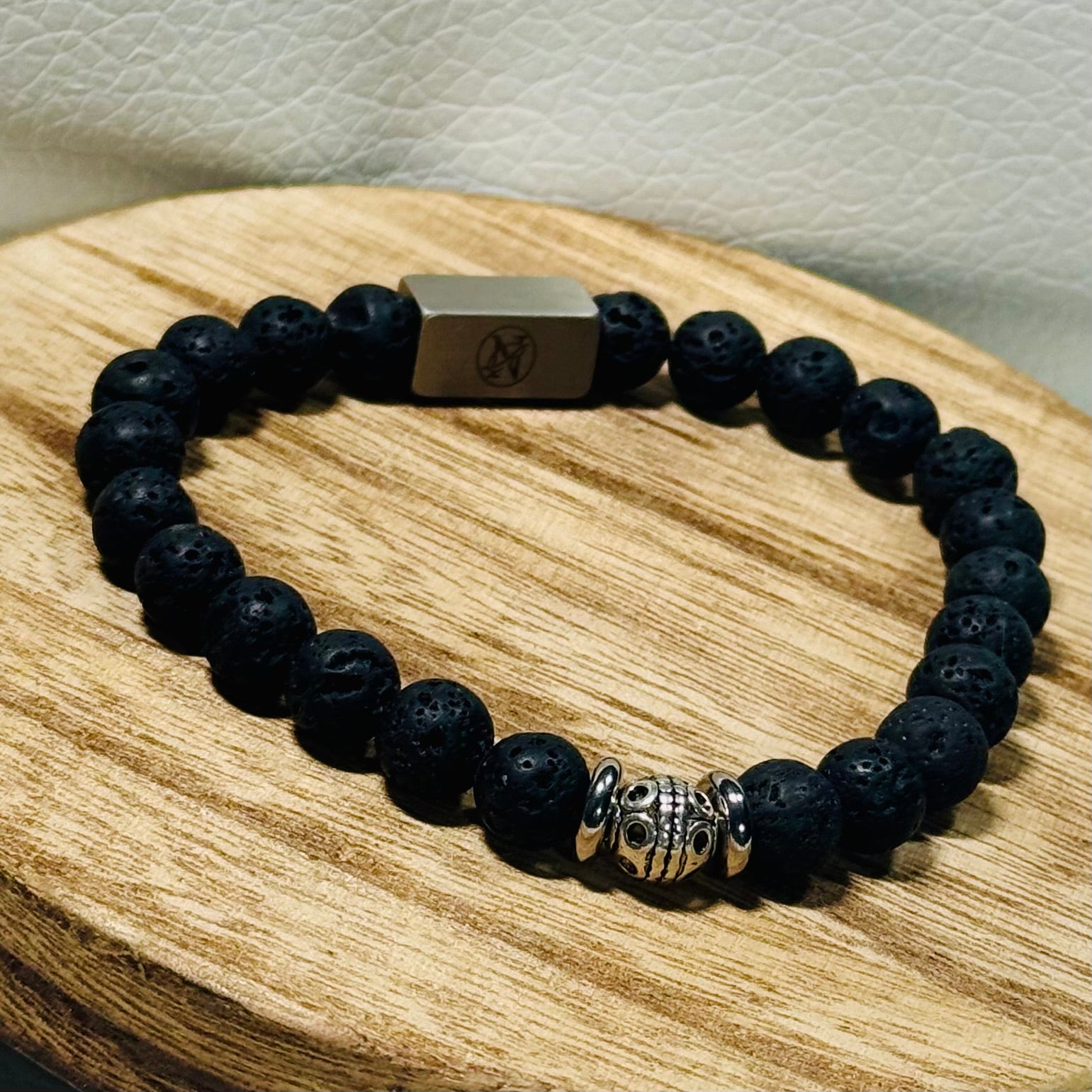 Iron Resolve™ Genuine Stone Bracelet