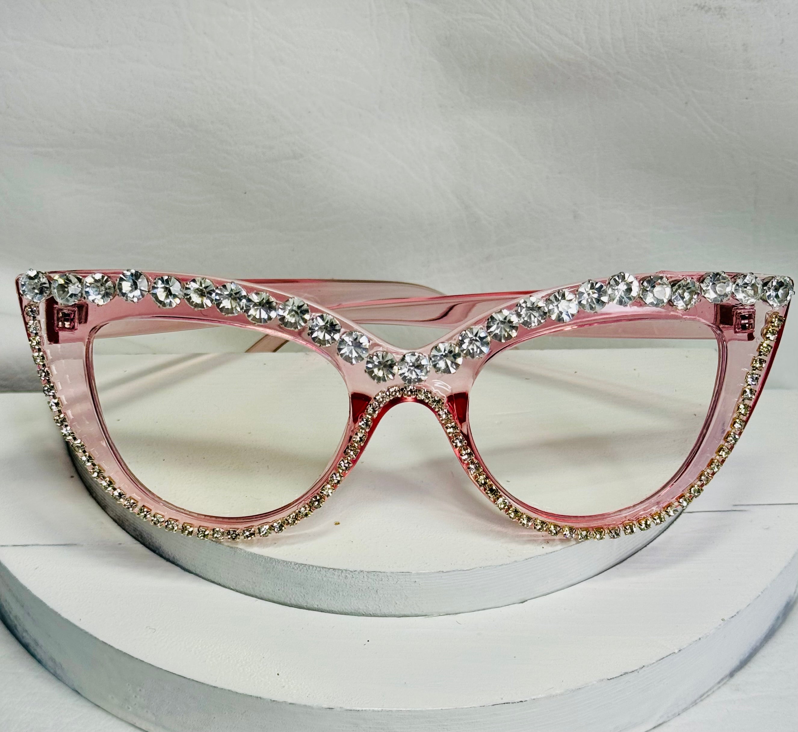 Starlit Cat-Eyes Fashion Glasses