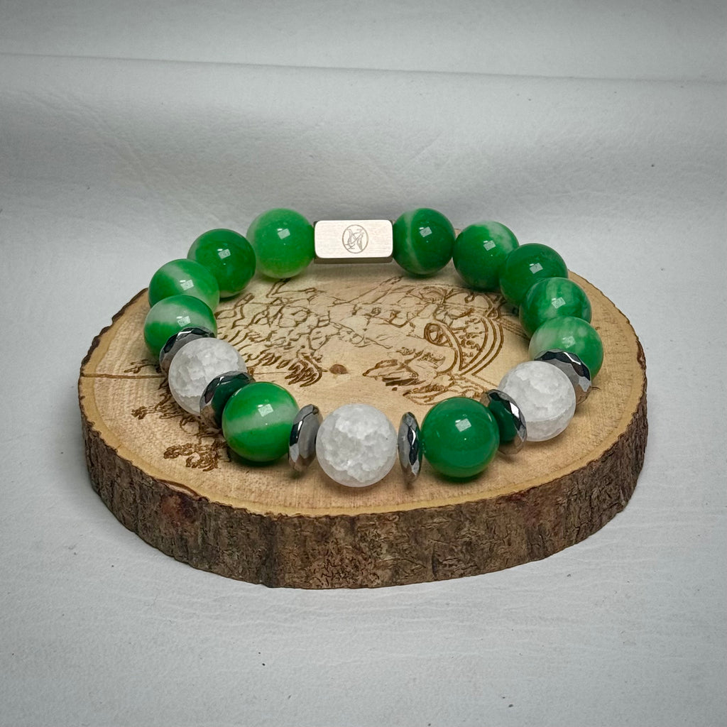 “Mr. Green” Genuine Stone Bracelet