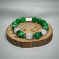 “Mr. Green” Genuine Stone Bracelet
