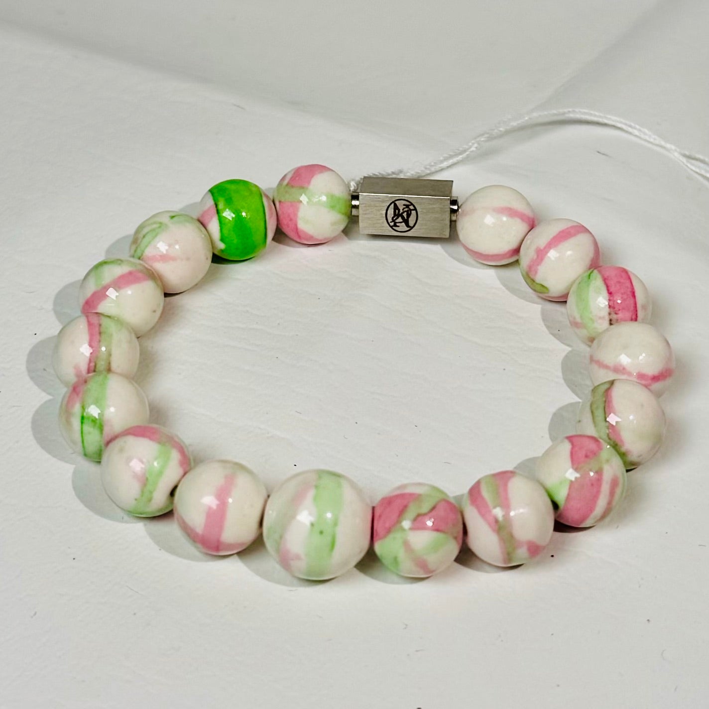 “Cotton Candy” Stone Bracelet