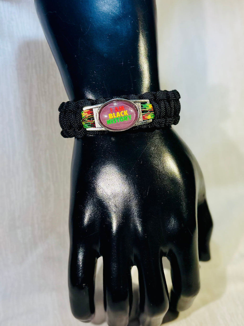 “I Am Black History” braided Bracelet