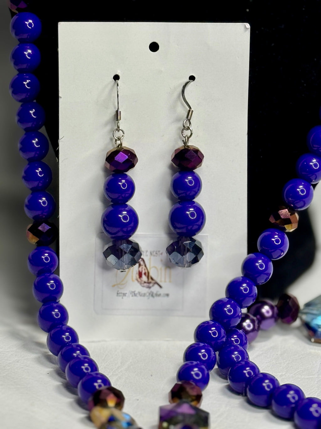 Royal Radiance Necklace, Earrings, and Floral Brooch Set