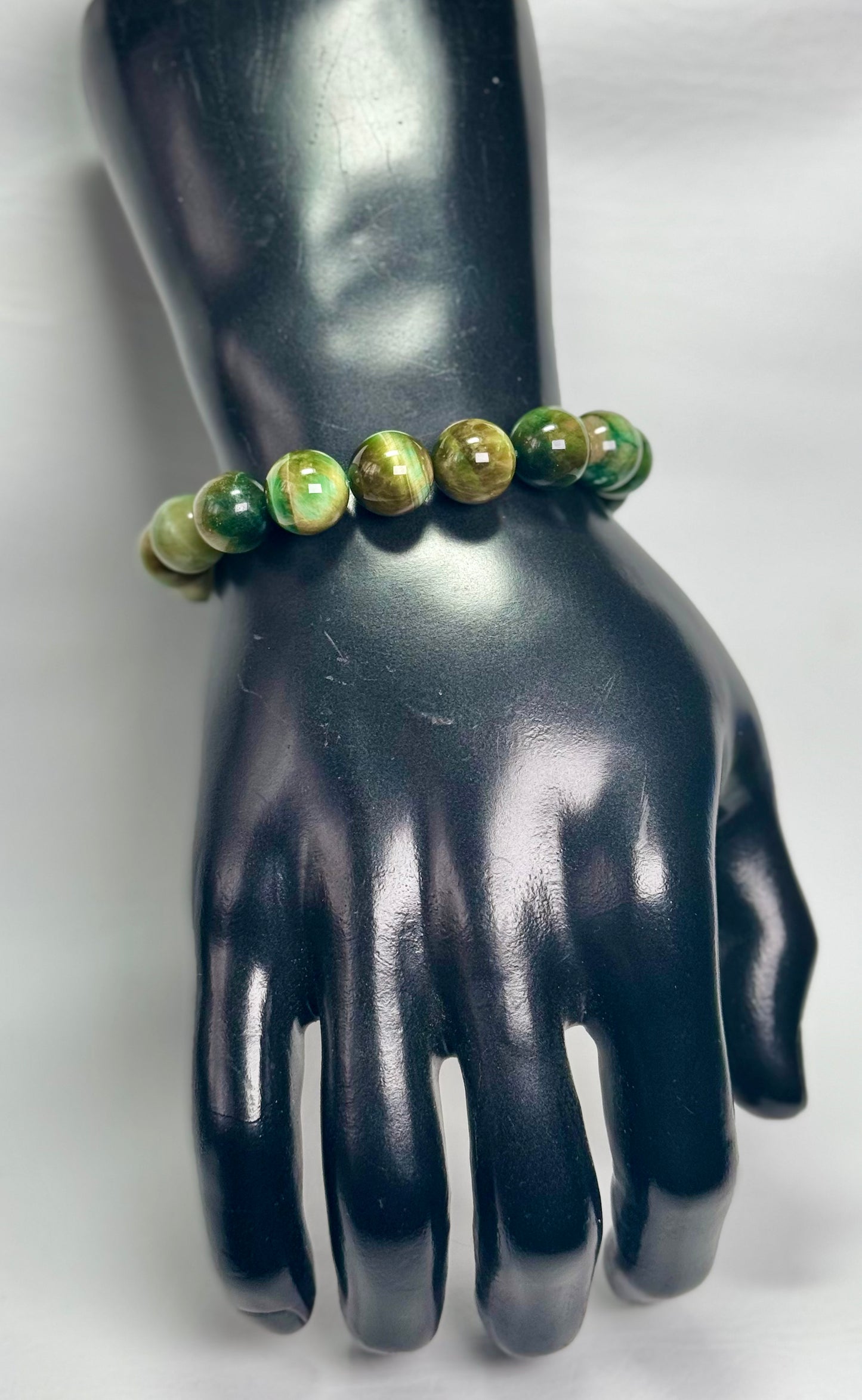 “Green Tigers” Genuine Stone Bracelet