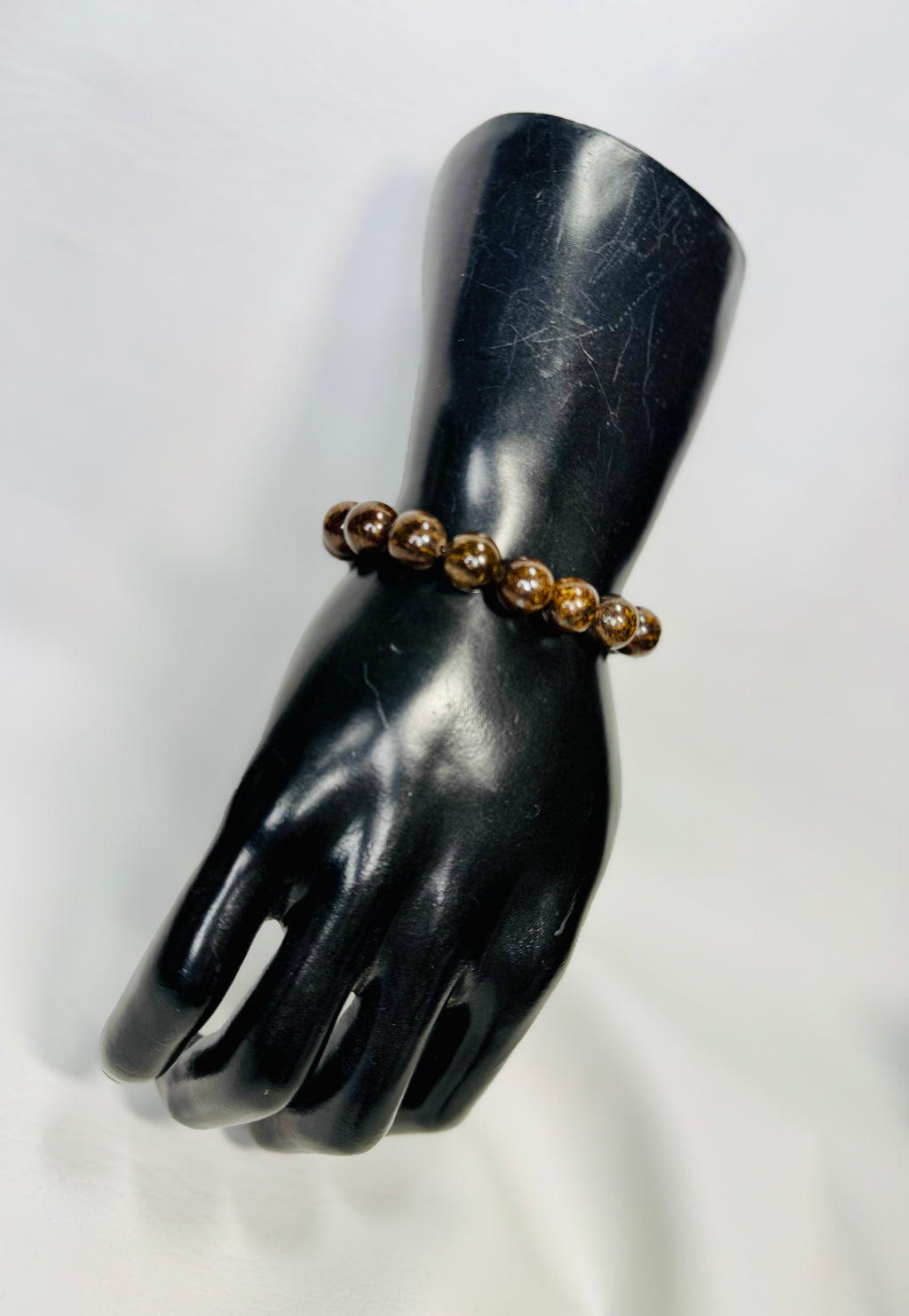 "Golden Chocolate" Genuine Stone Bracelet