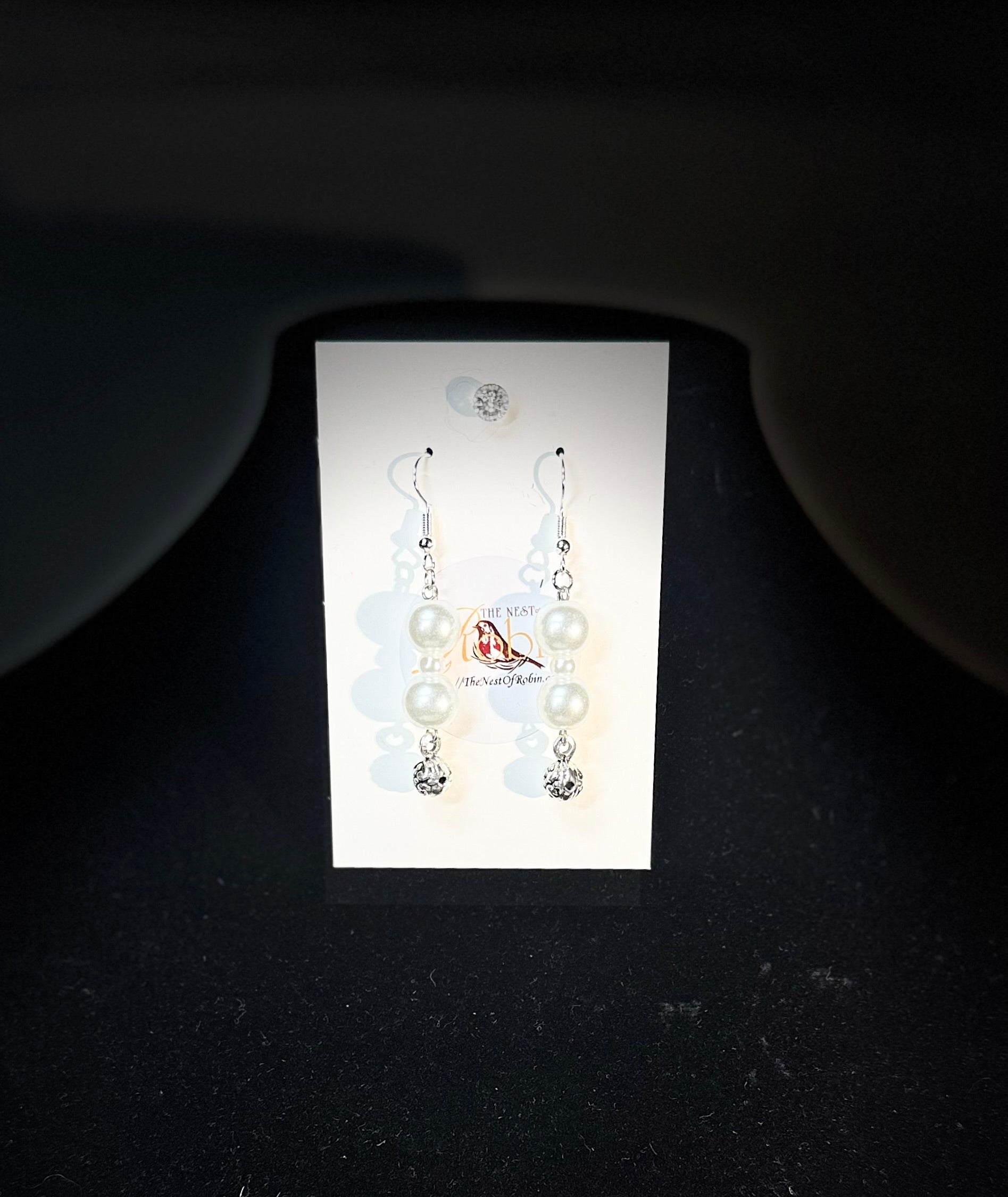 “Pearl Drops” Dangling Earrings