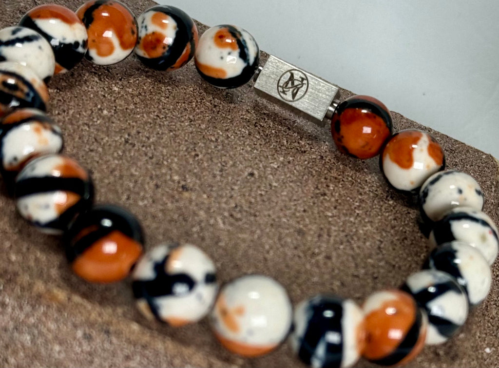 “Chocolate Carmel Ice Cream” Semi-Precious Stone Bracelet