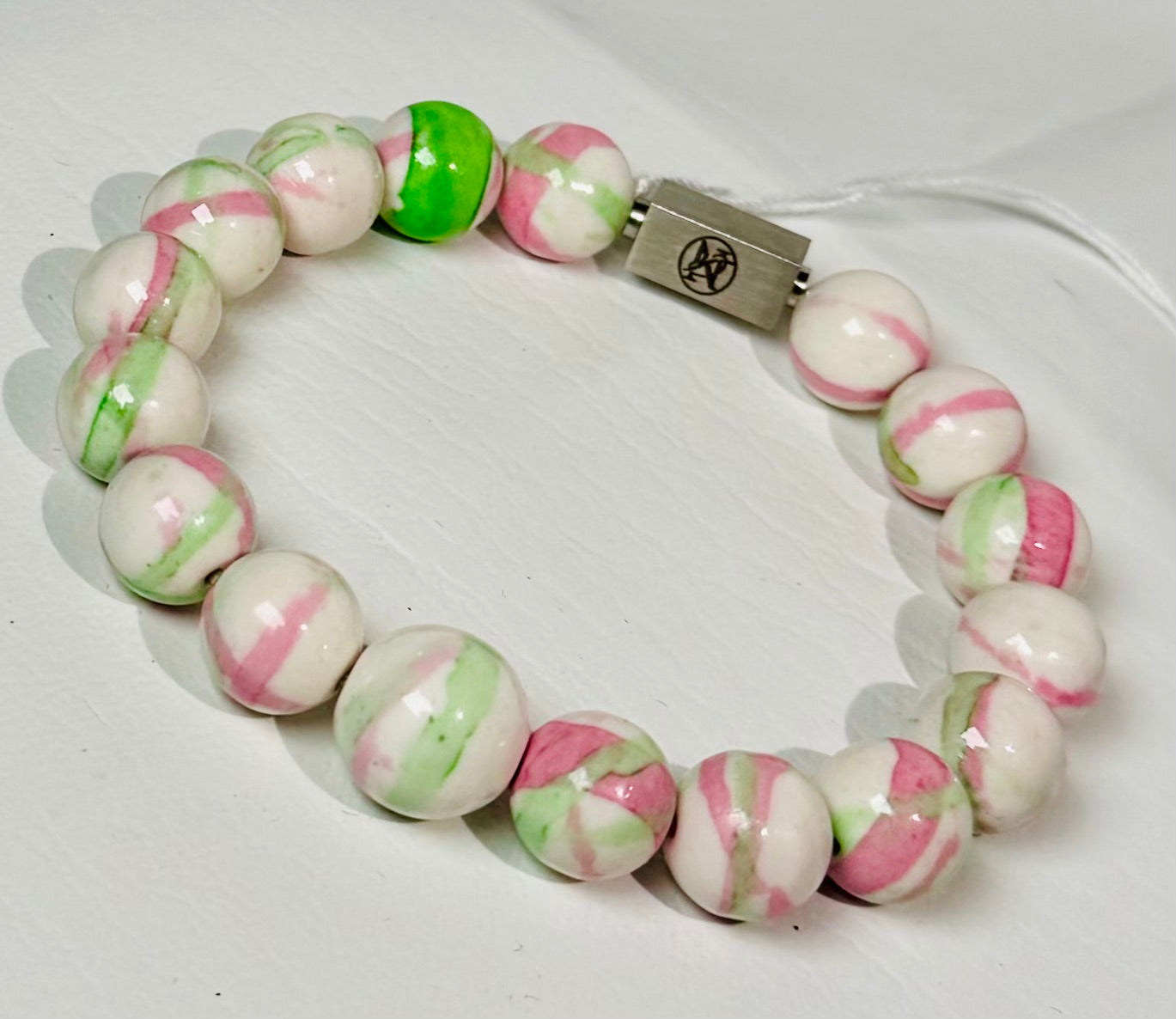 “Cotton Candy” Stone Bracelet