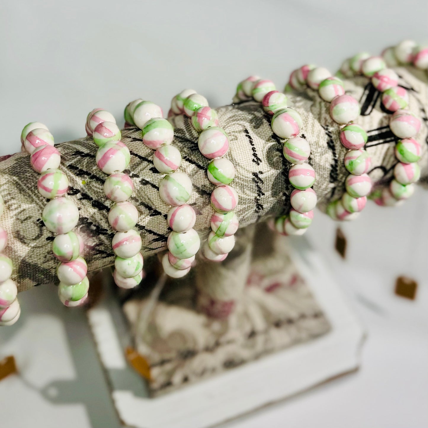 “Cotton Candy” Stone Bracelet