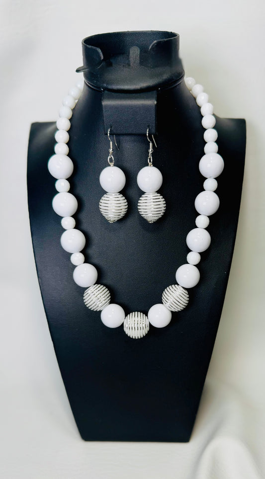 “Opal Whimsy” Necklace & Earrings Set
