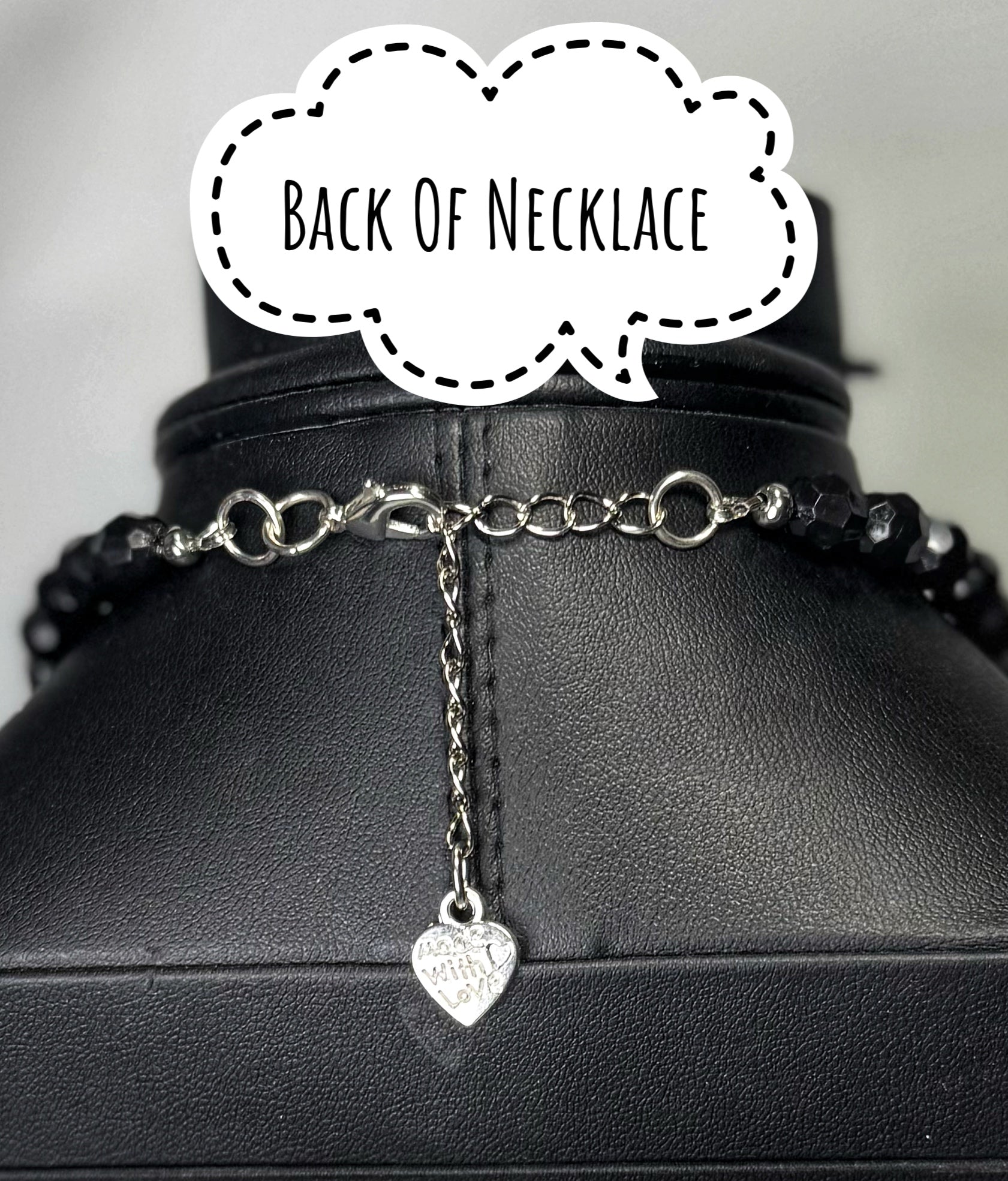 “Moonlit Noir” Necklace & Earrings Set