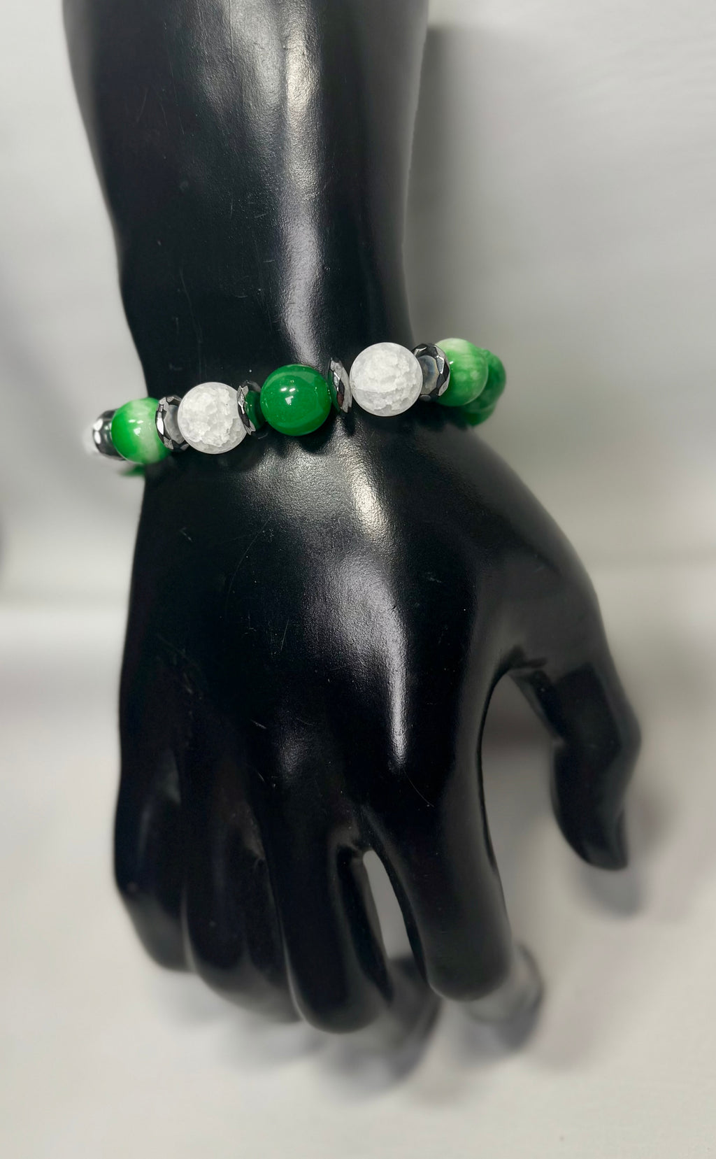 “Mr. Green” Genuine Stone Bracelet