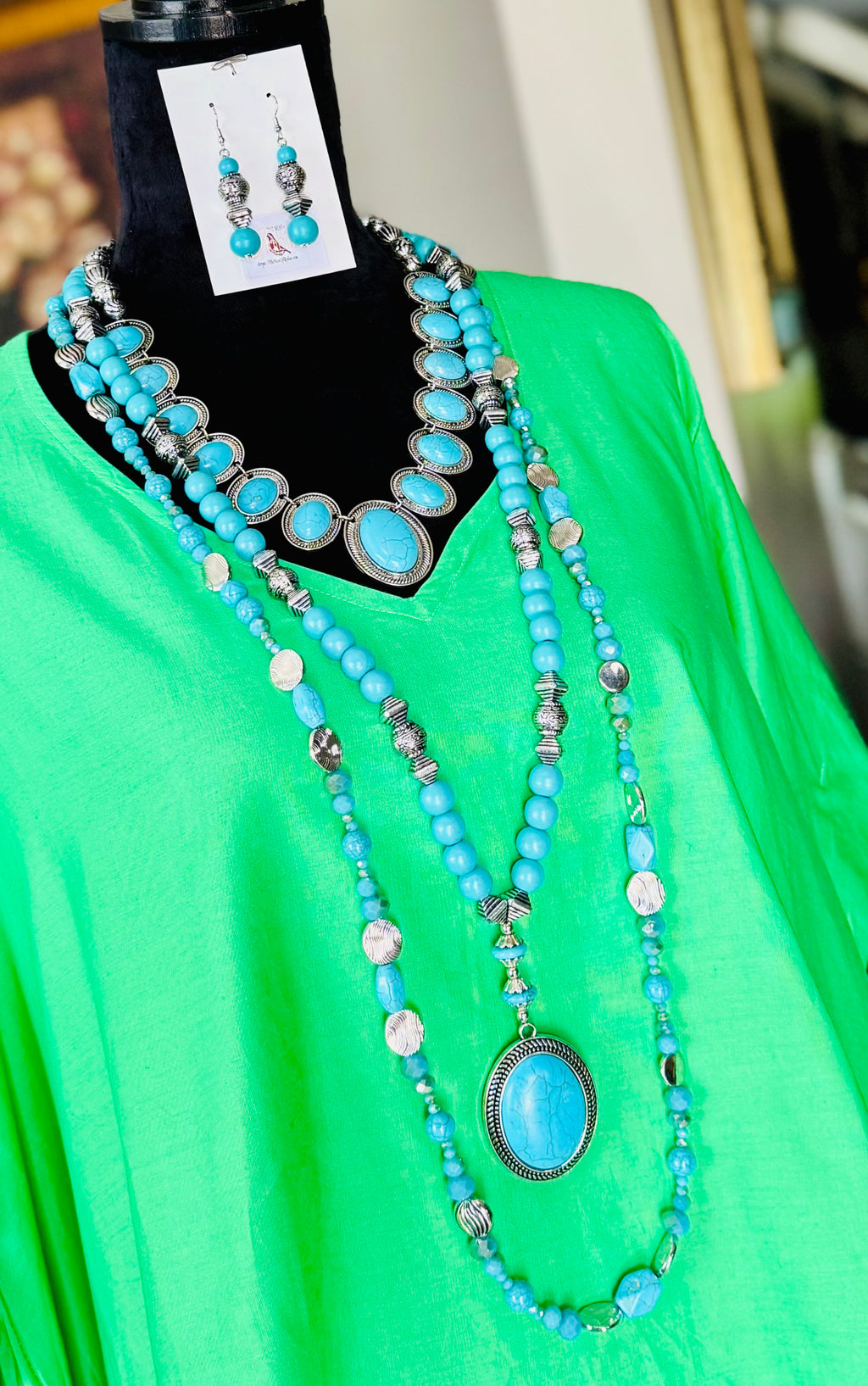 “Turquoise” 5 Piece Jewelry Set