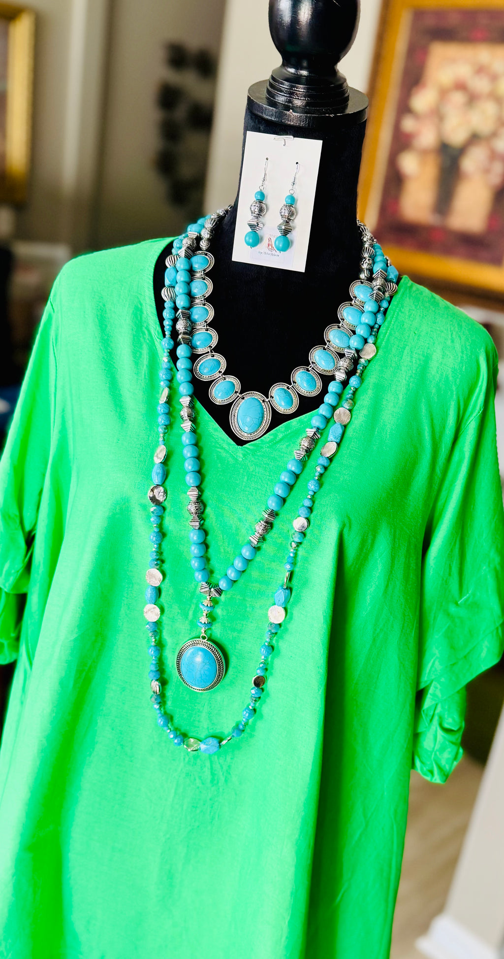 “Turquoise” 5 Piece Jewelry Set