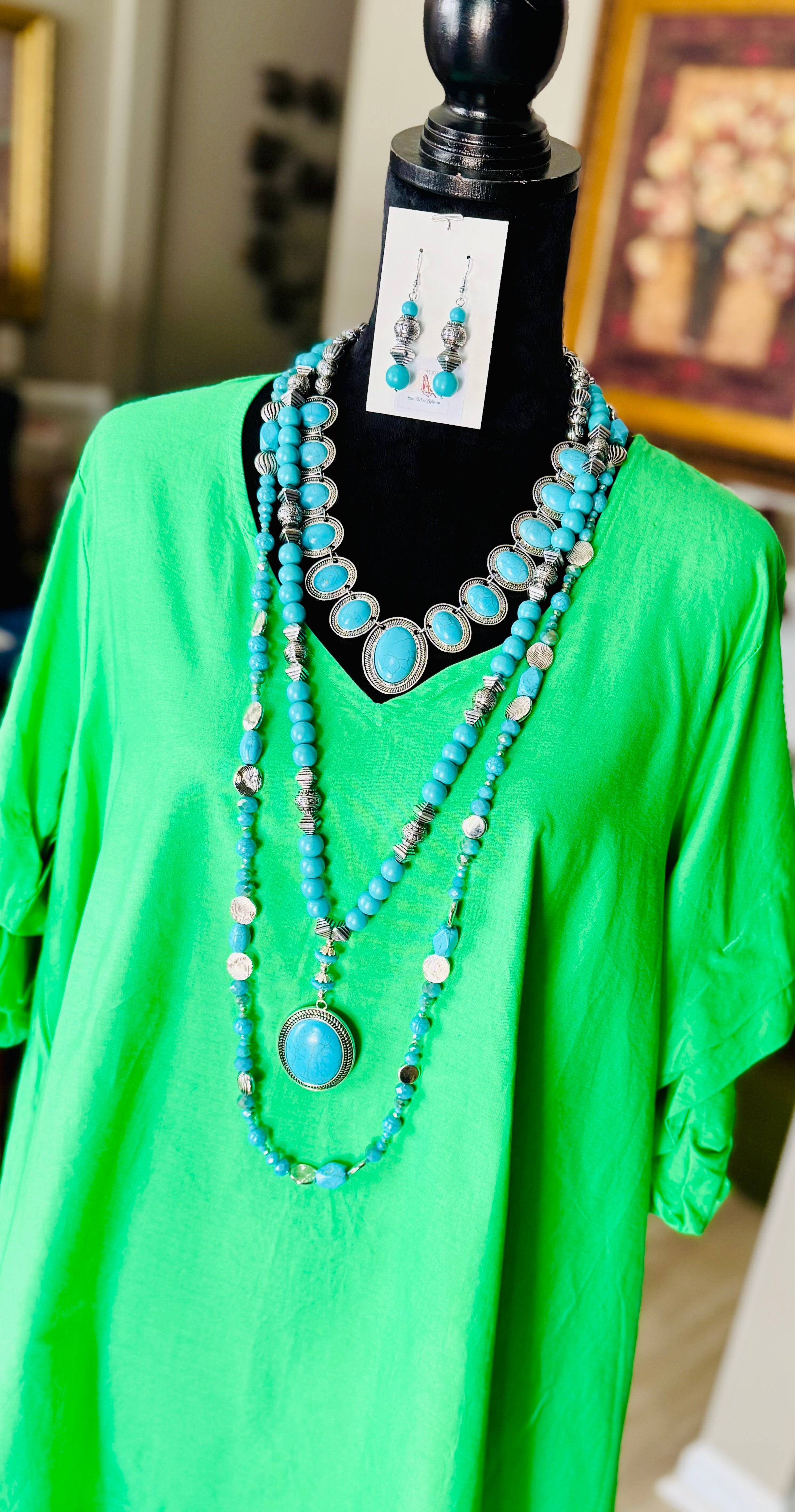 “Turquoise” 5 Piece Jewelry Set