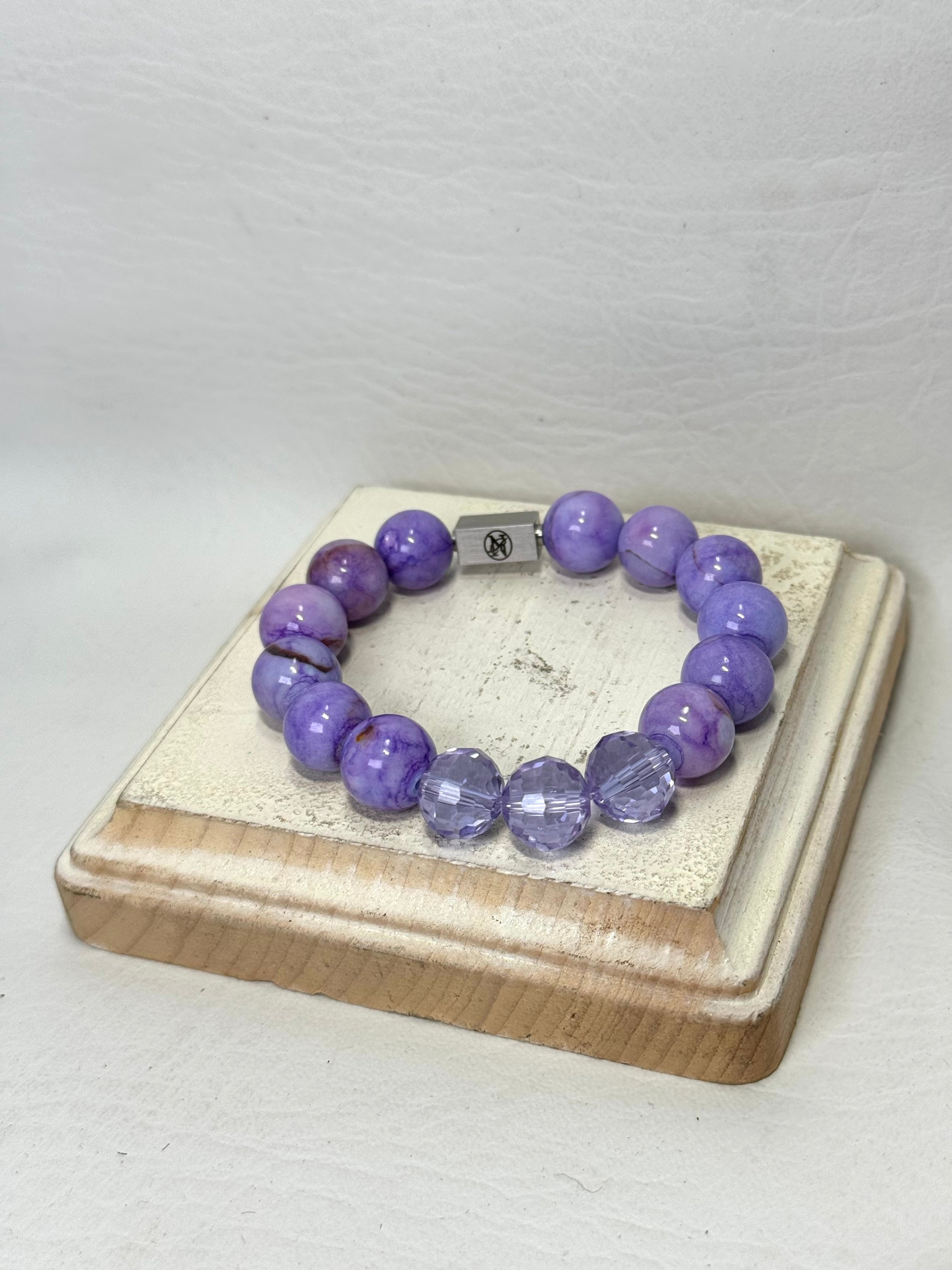 “Blooming Lavender” Gemstone Bracelet