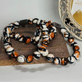 “Chocolate Carmel Ice Cream” Semi-Precious Stone Bracelet