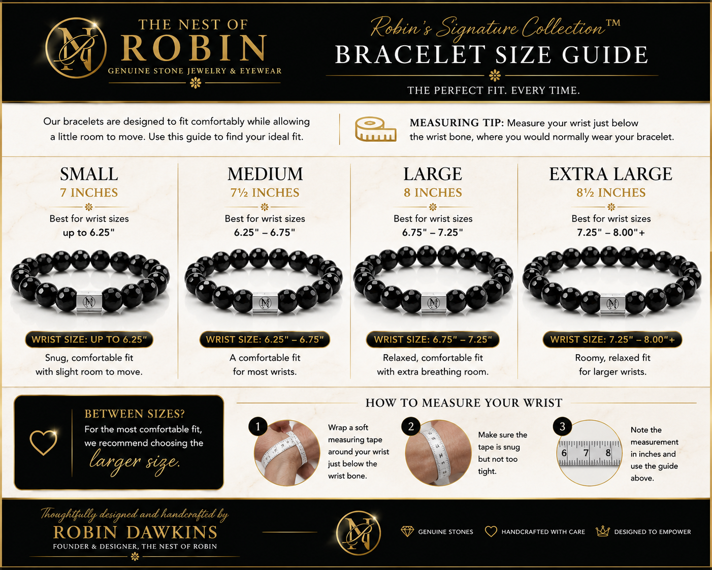 Midnight Elegance™ | Faceted Black Agate Bracelet