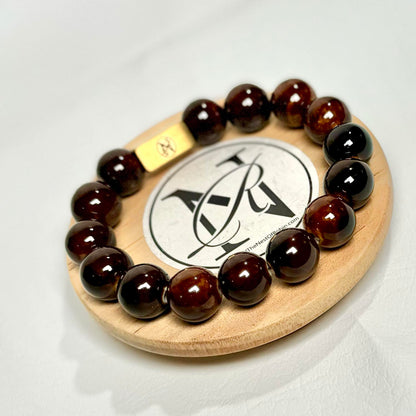 "Coffee Beans" Genuine Stone Bracelet