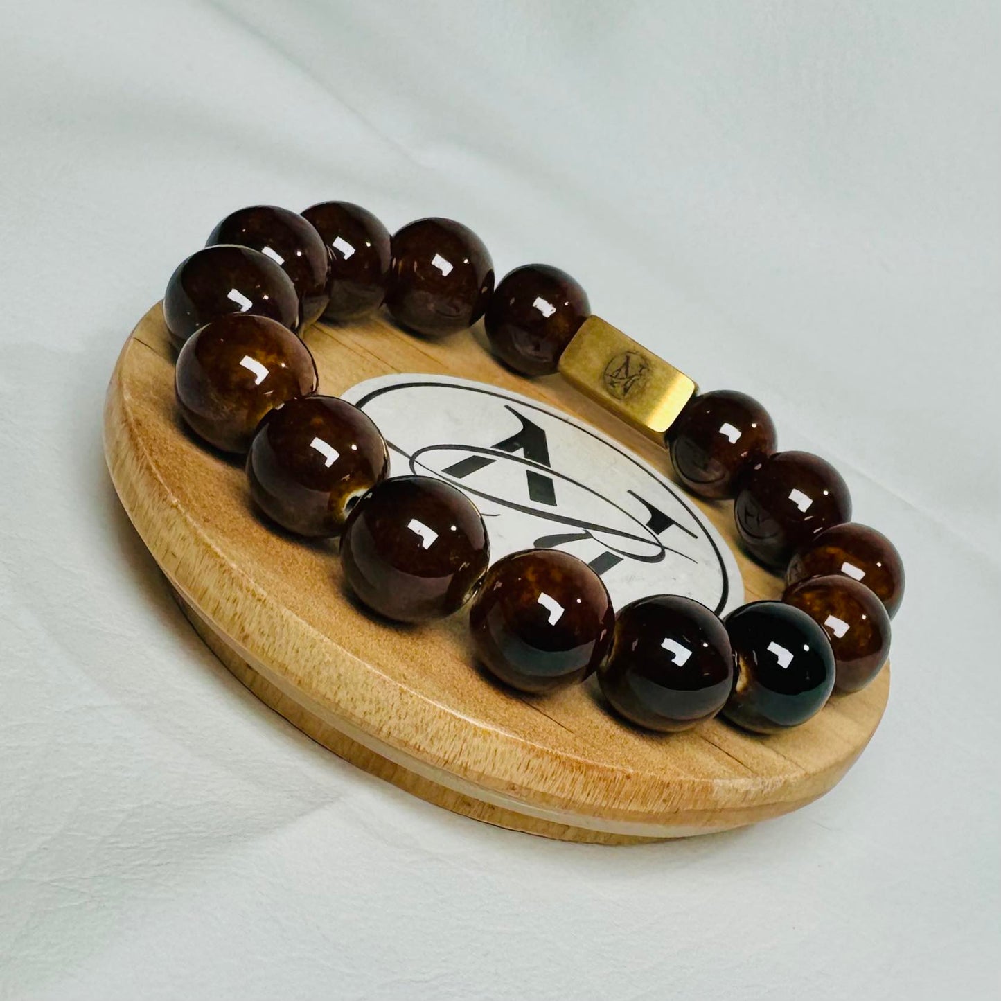 "Coffee Beans" Genuine Stone Bracelet