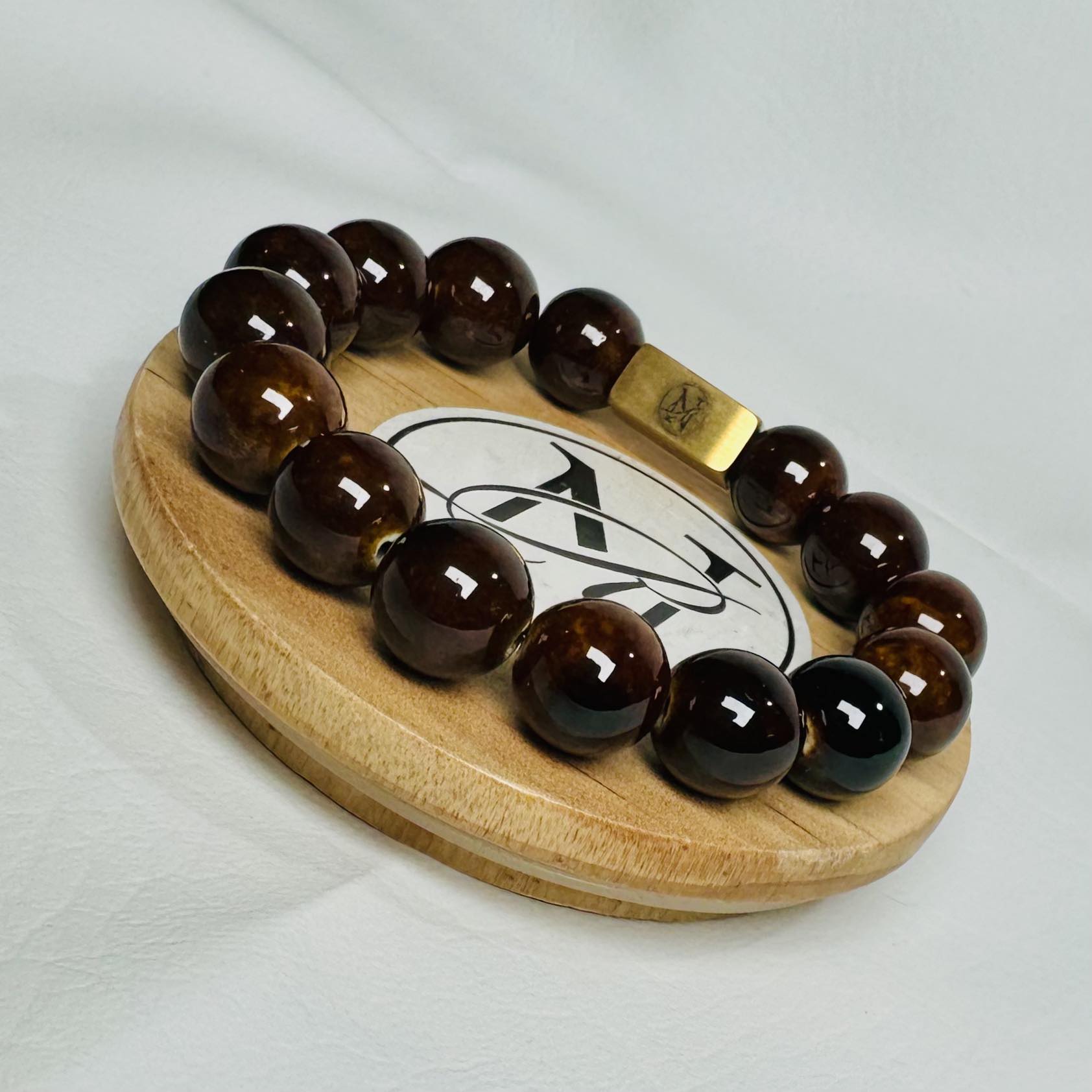 Clearance Items - "Coffee Beans" Genuine Stone Bracelet