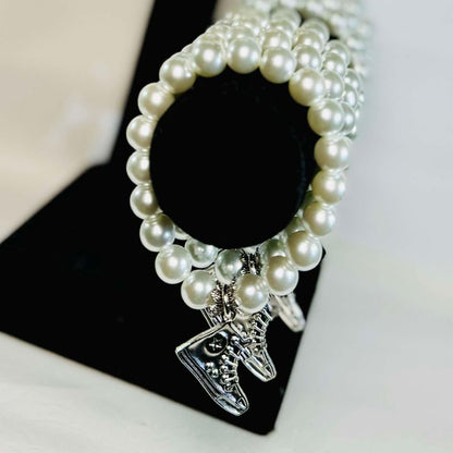 "Chucks" Pearl Bracelet