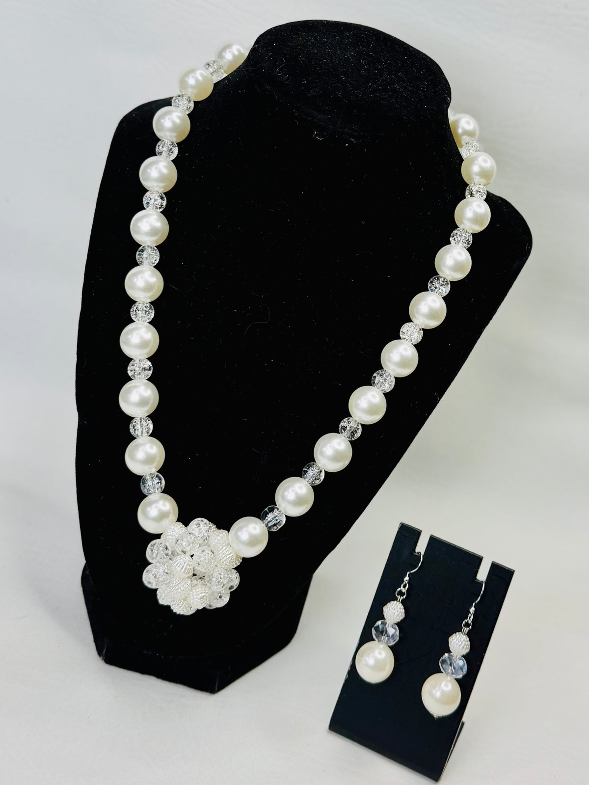 Pearl Éclat — Necklace & Earring Set
