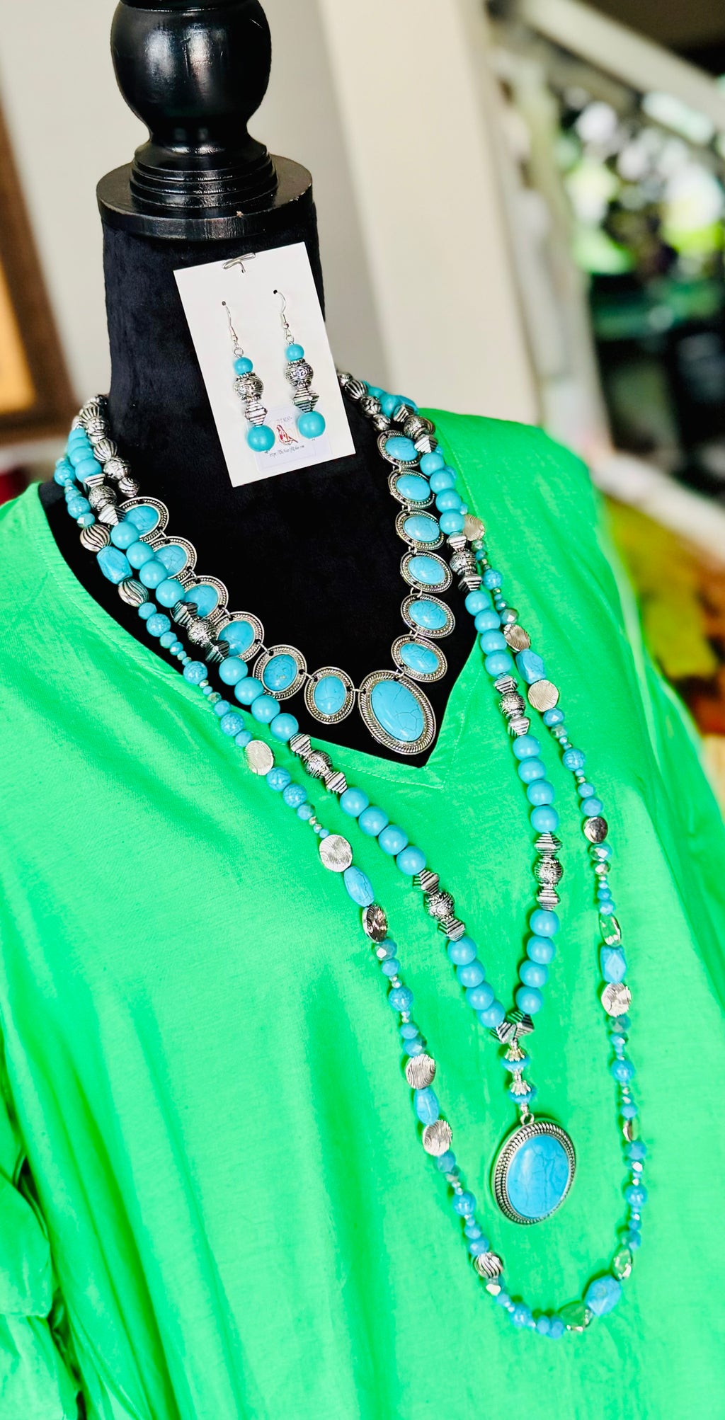 “Turquoise” 5 Piece Jewelry Set