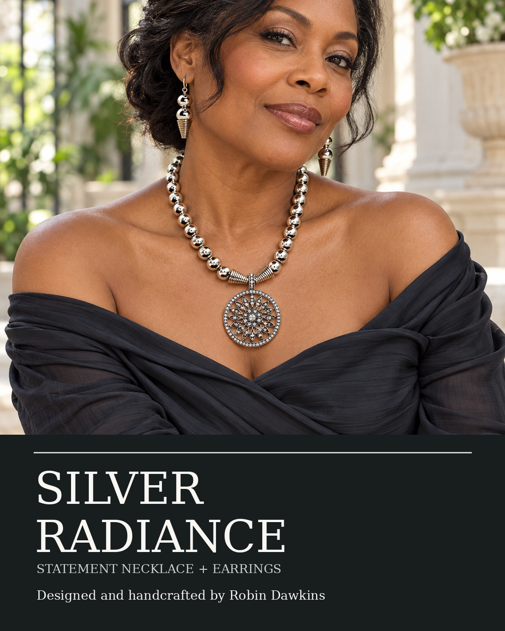 “Silver Radiance”
Necklace and Earring Set