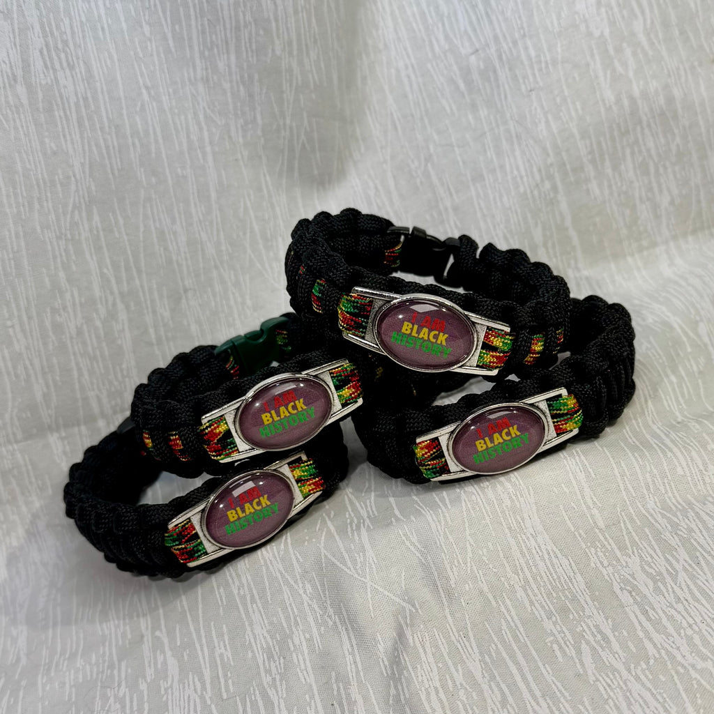 “I Am Black History” braided Bracelet