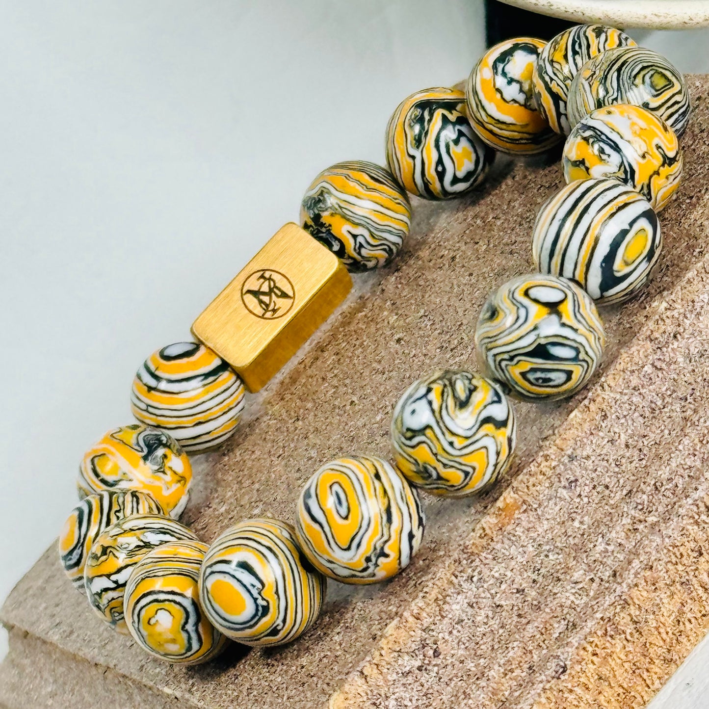 “Bengal Tiger” Semi-Precious Stone Bracelet