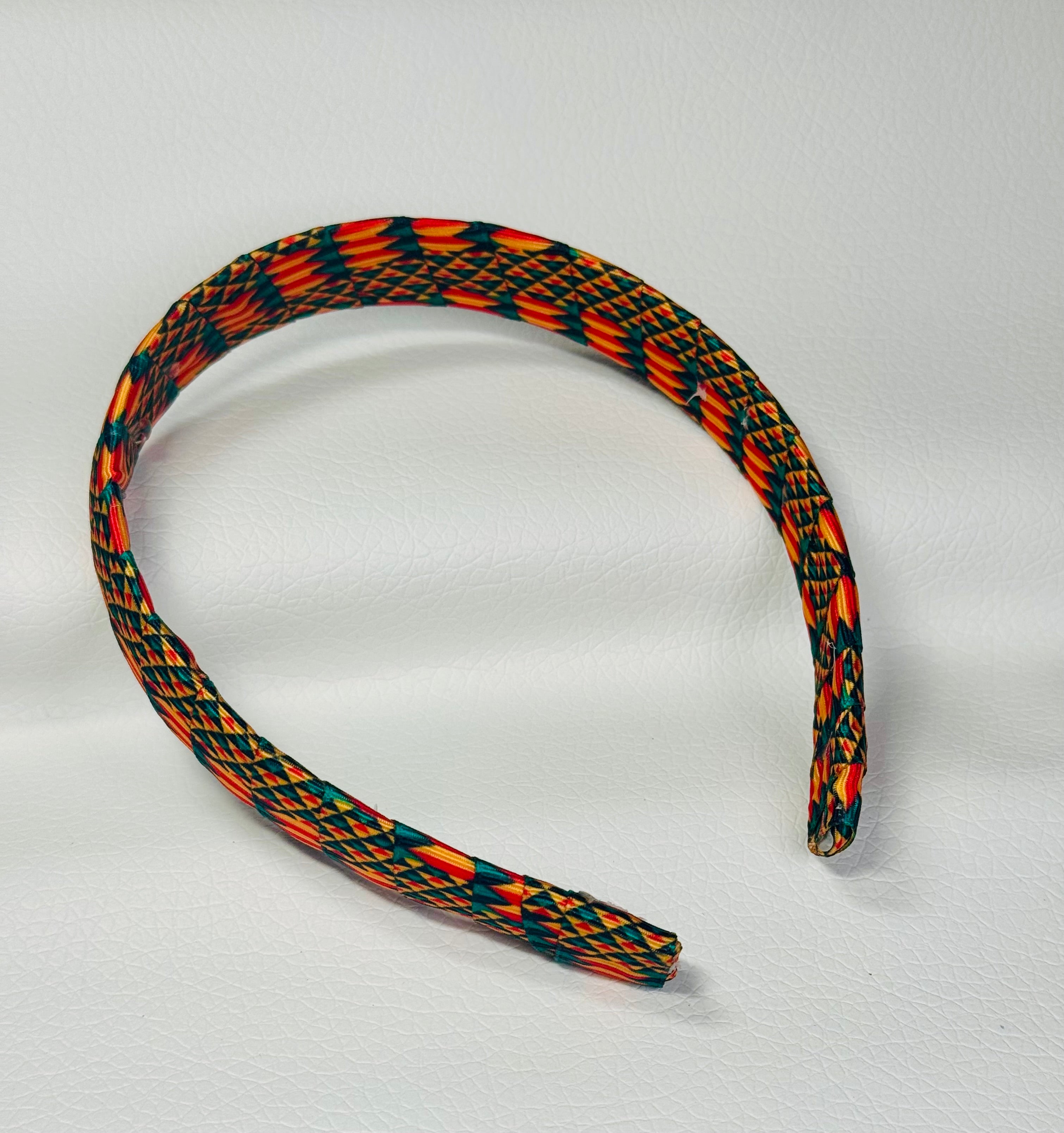 “Kente Cloth” Earrings and Earring & Headband Set