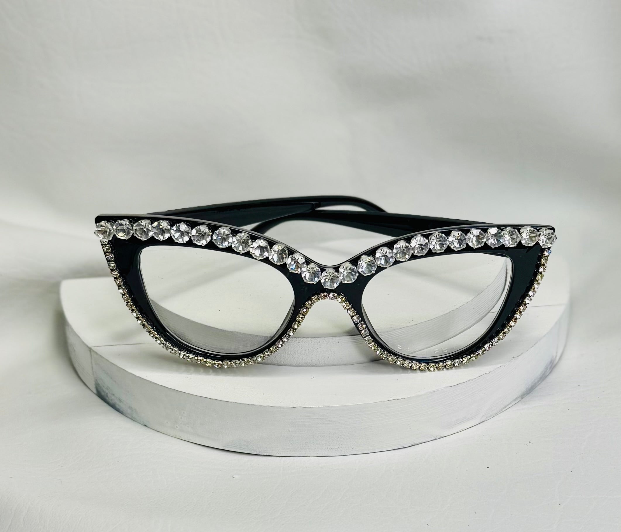 Starlit Cat-Eyes Fashion Glasses