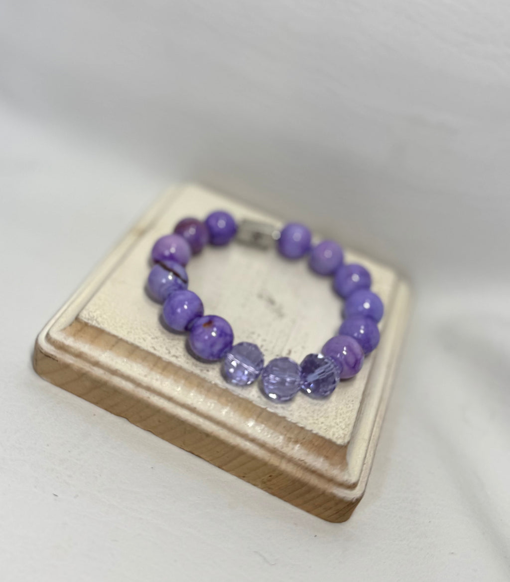 “Blooming Lavender” Gemstone Bracelet