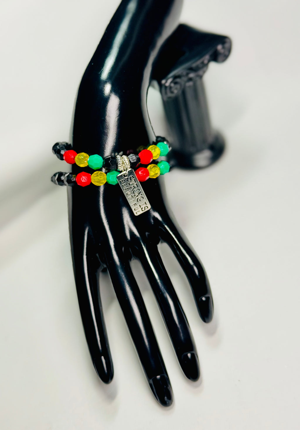 “STRONG IS BEAUTFUL” Bracelet Set