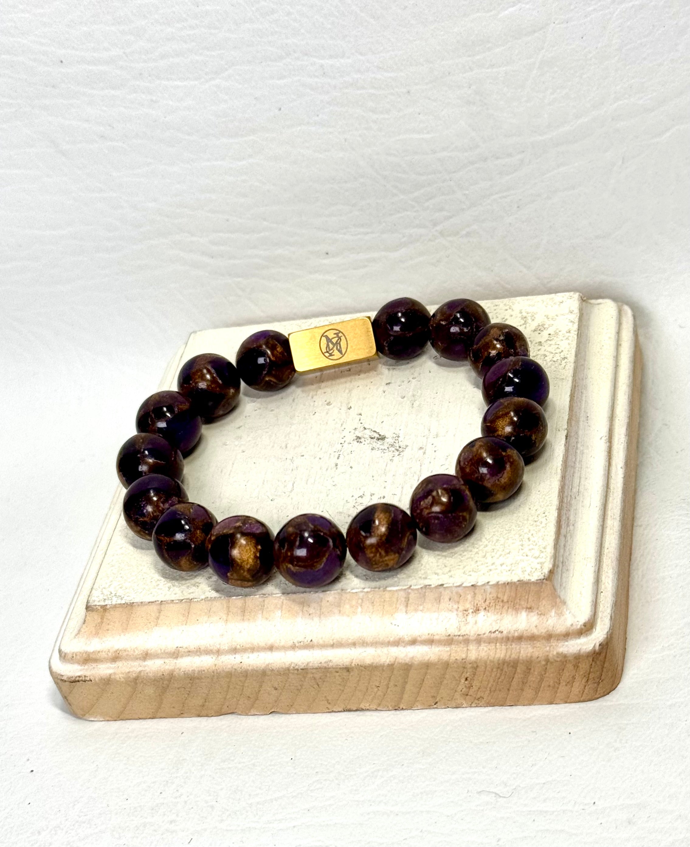 “ Royalty” Genuine Stone Bracelet
