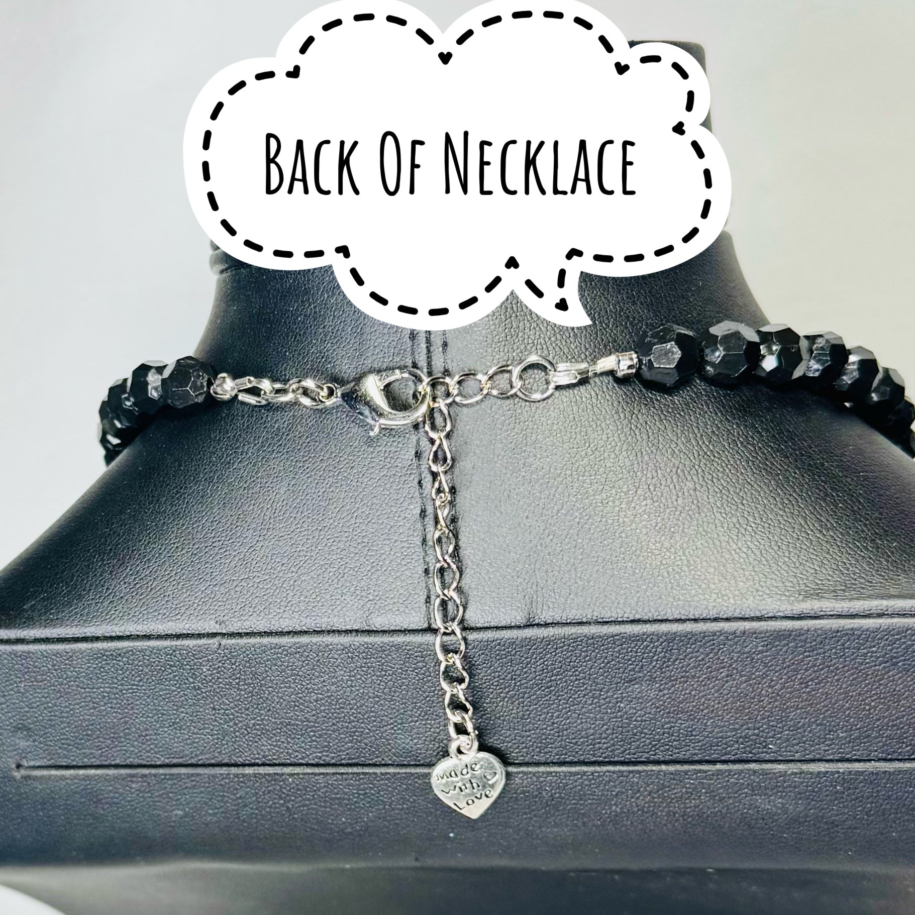 “Midnight Elegance” Necklace & Earrings Set