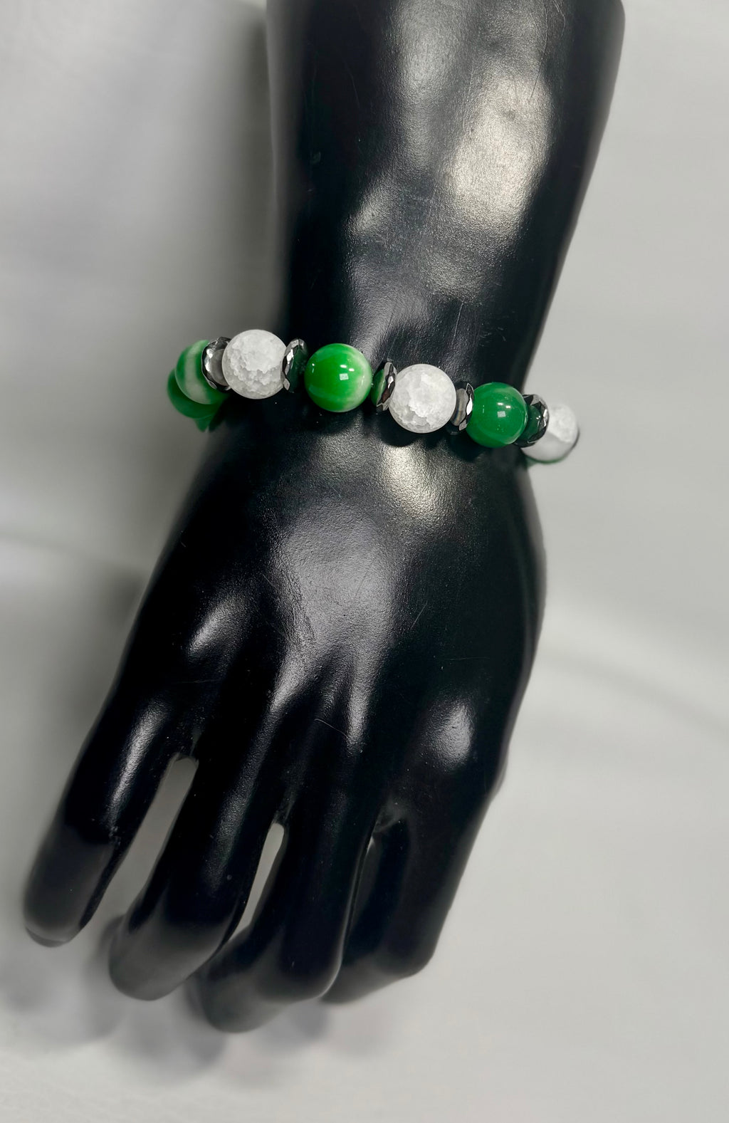 “Mr. Green” Genuine Stone Bracelet