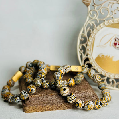 “Bengal Tiger” Semi-Precious Stone Bracelet