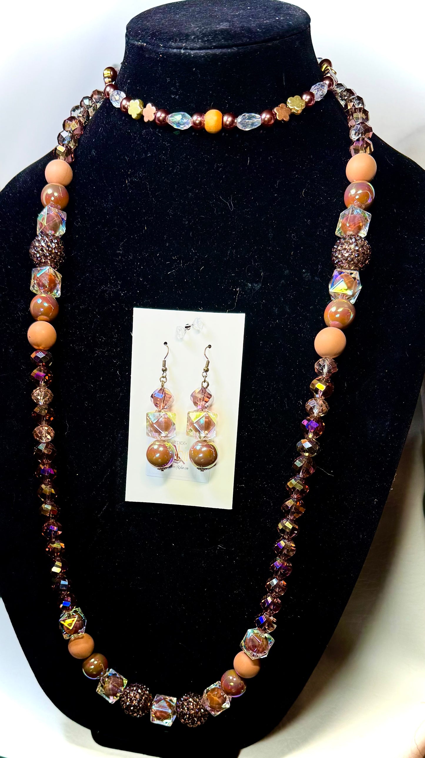 “ Mahalia” Necklace & Earrings Set