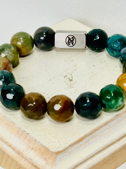 “Mountain Trail” gemstone bracelet