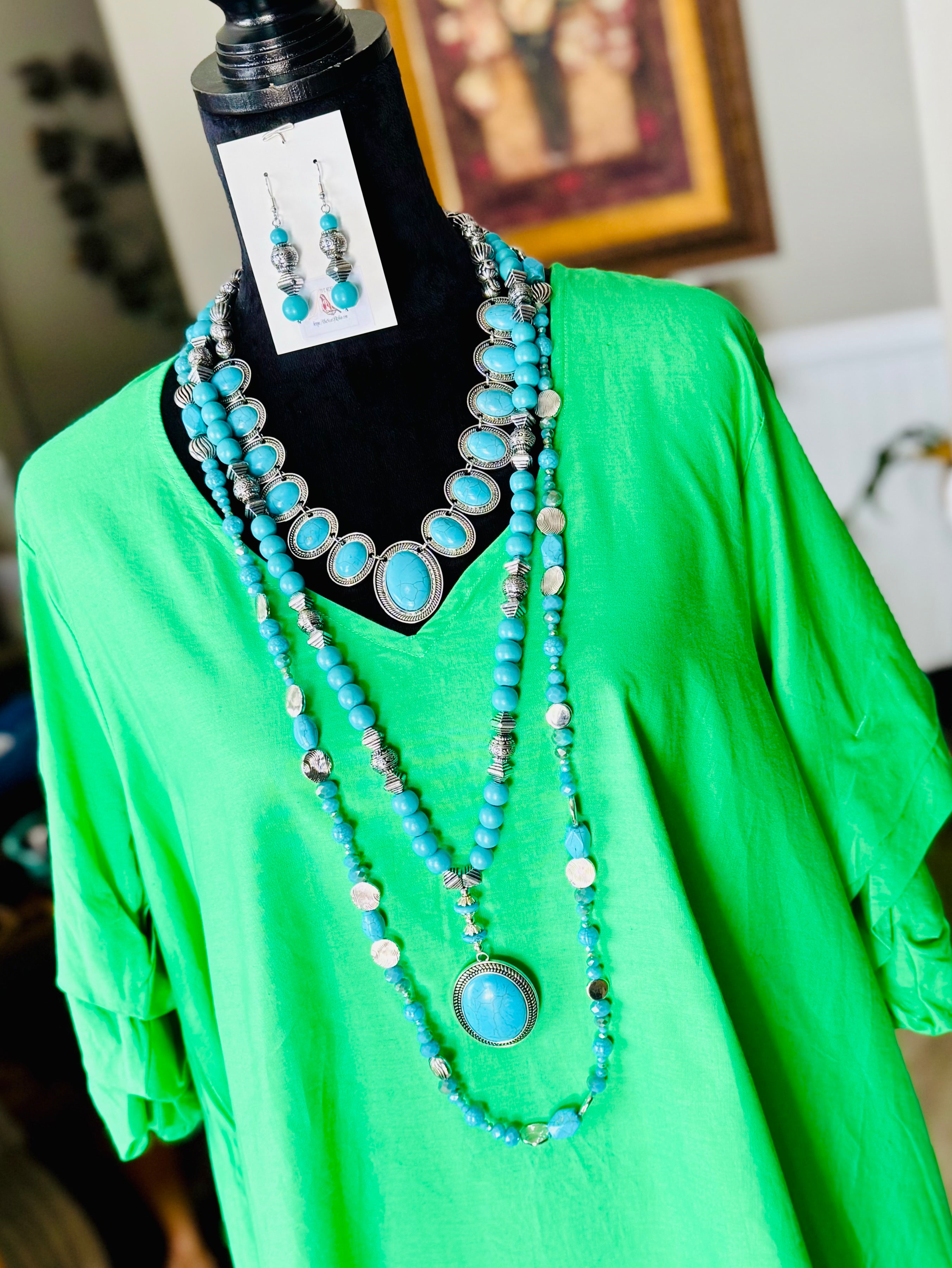 “Turquoise” 5 Piece Jewelry Set
