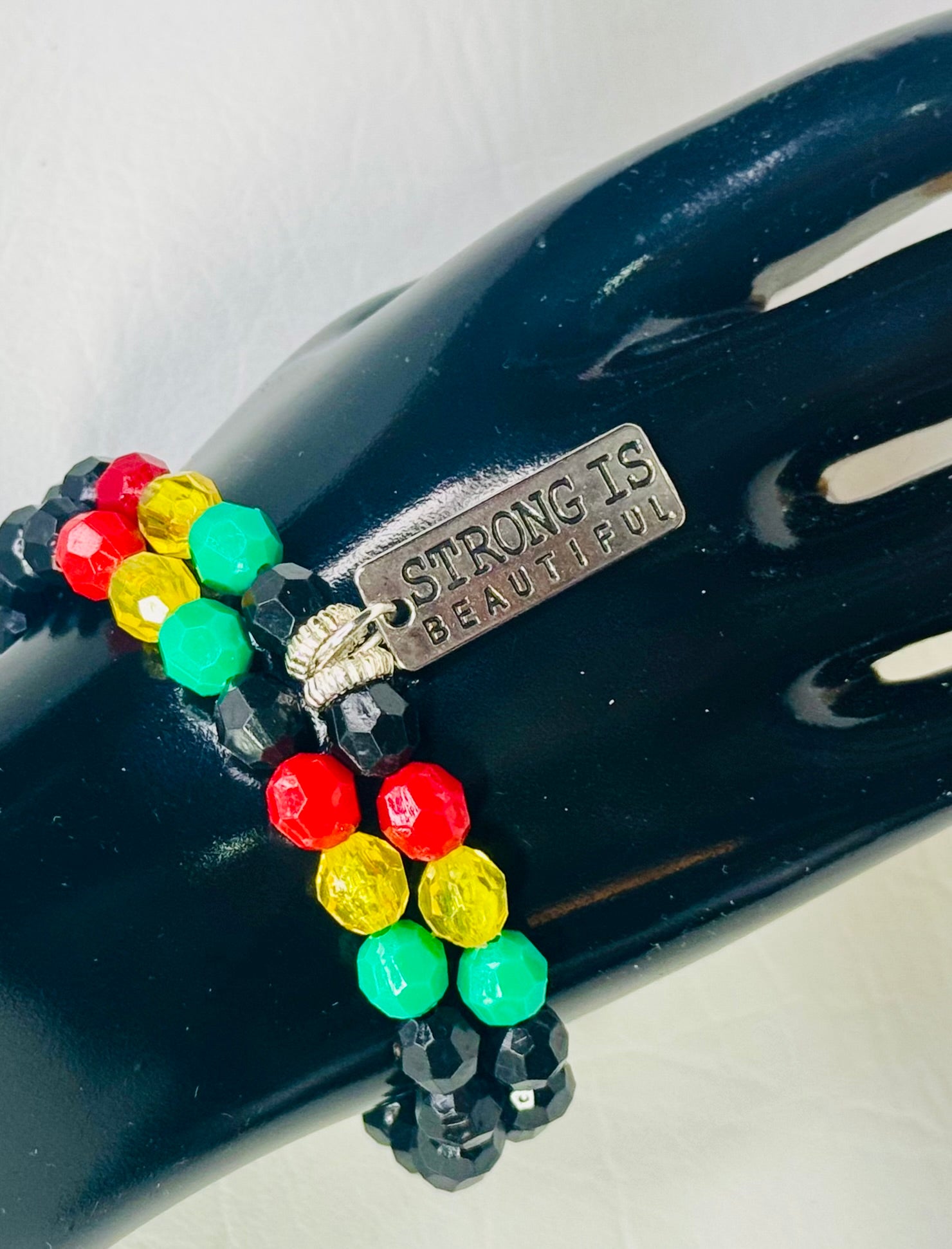 “STRONG IS BEAUTFUL” Bracelet Set