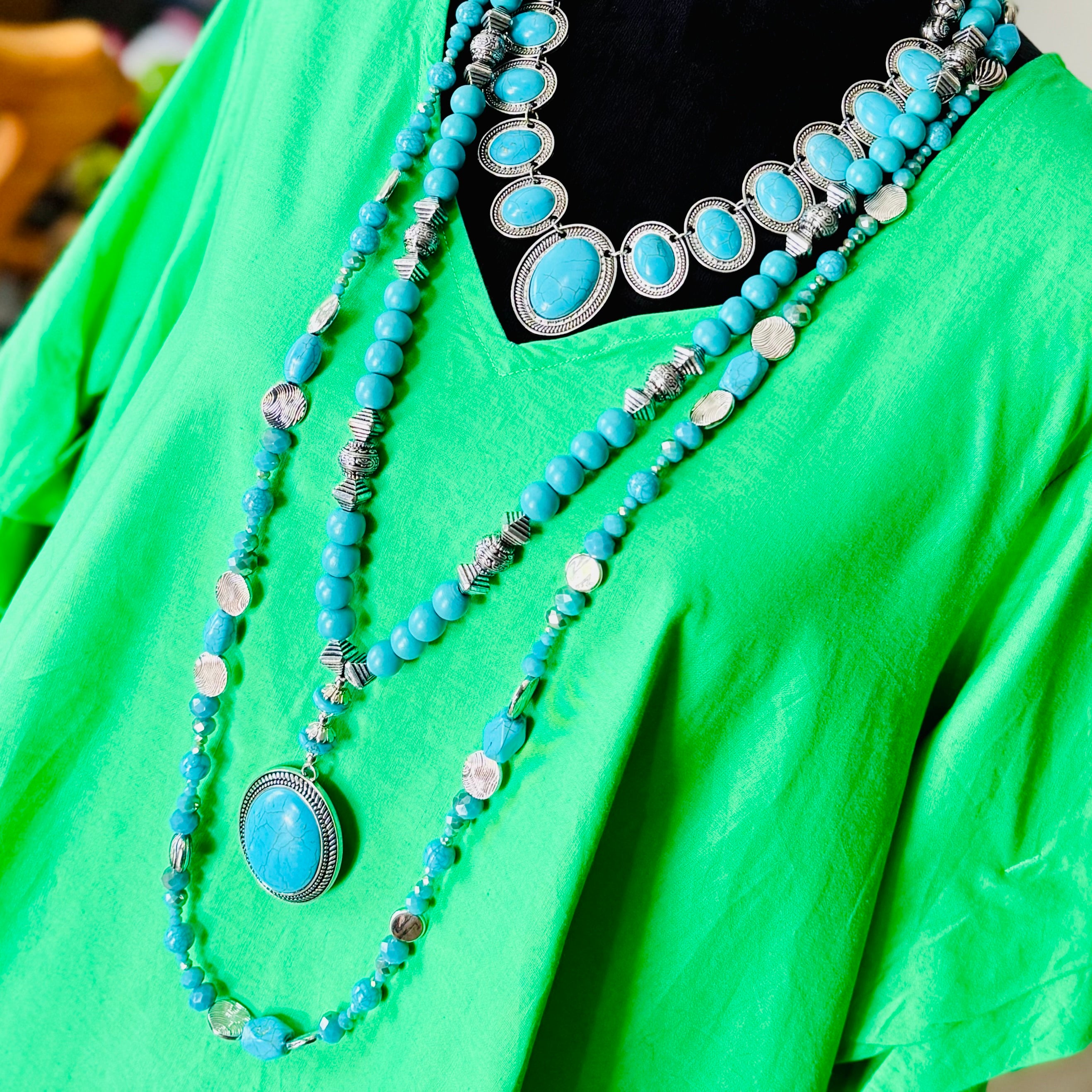 “Turquoise” 5 Piece Jewelry Set