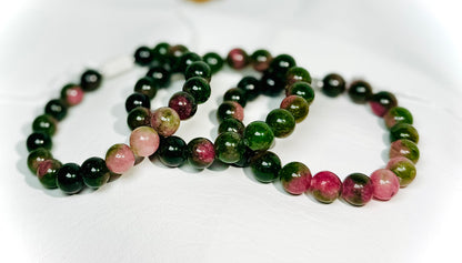 “Pink Grass” Semi-Precious Stone Bracelet