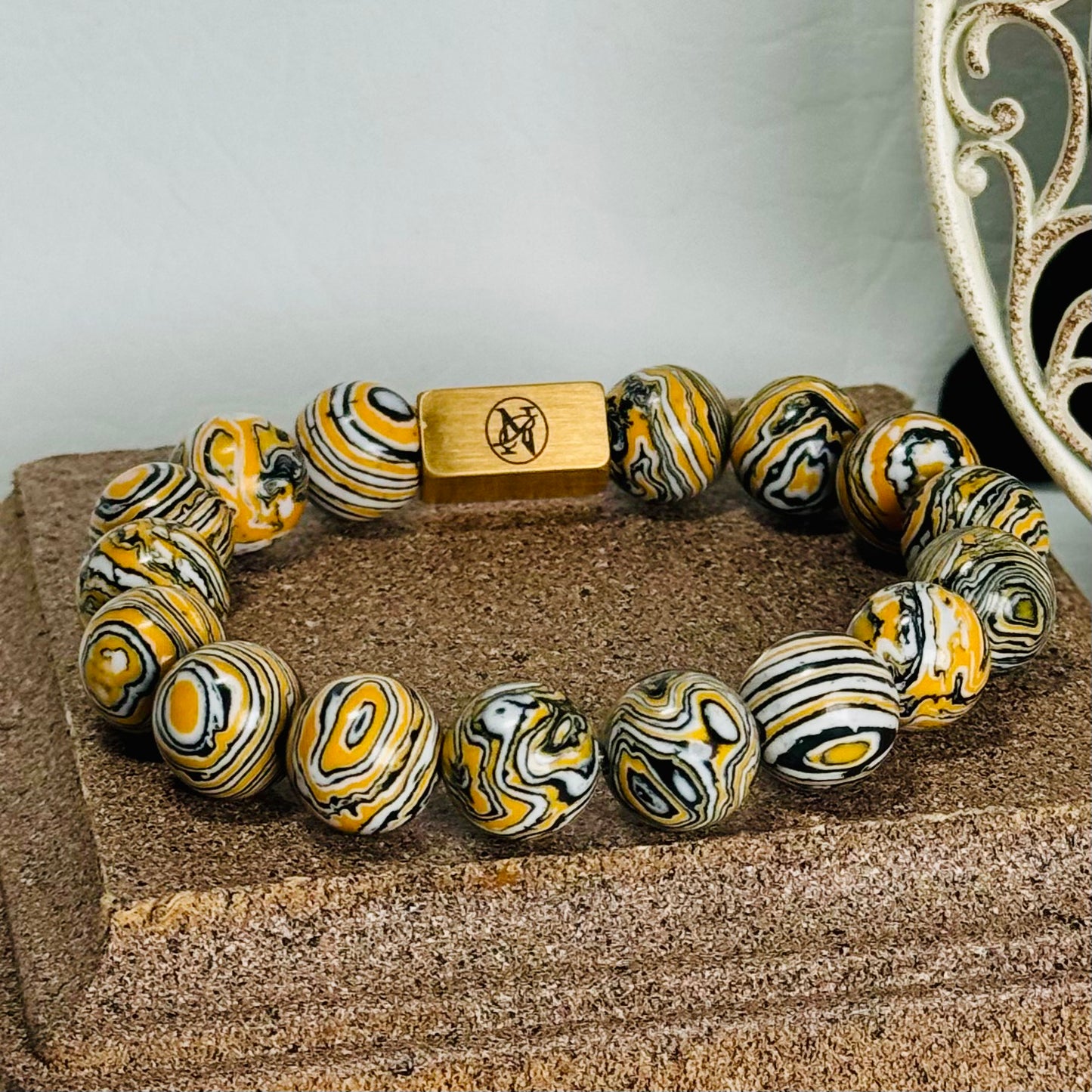 “Bengal Tiger” Semi-Precious Stone Bracelet