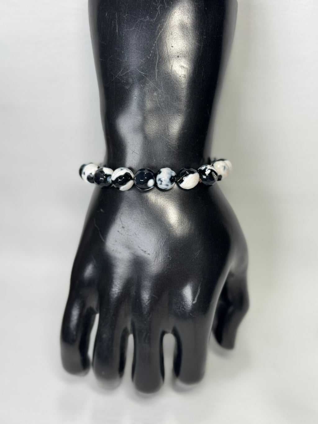 “Shadow Marble” Gemstone Bracelet