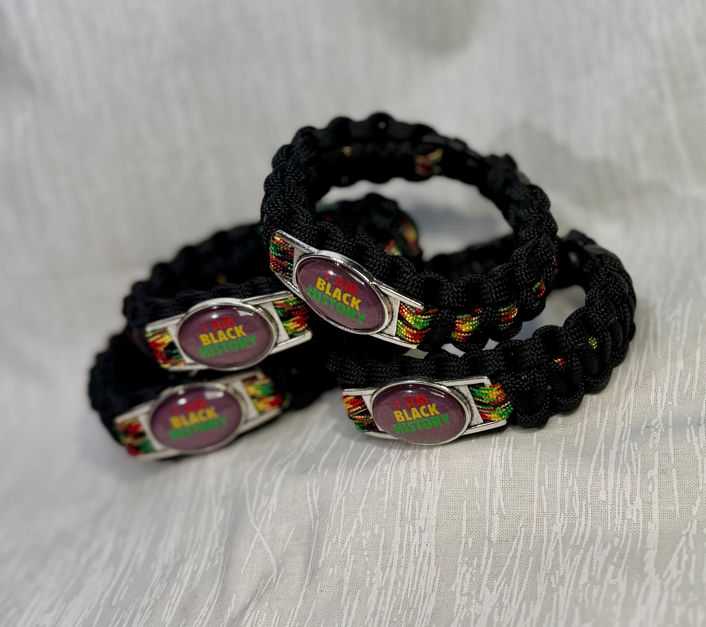 “I Am Black History” braided Bracelet